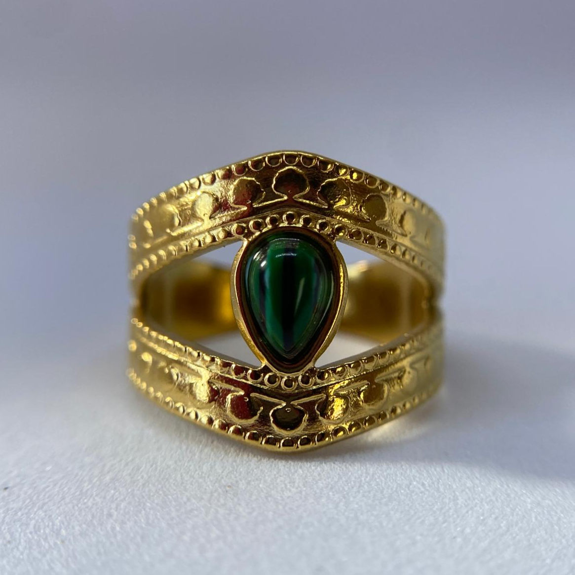 Anillo ojo de tigre