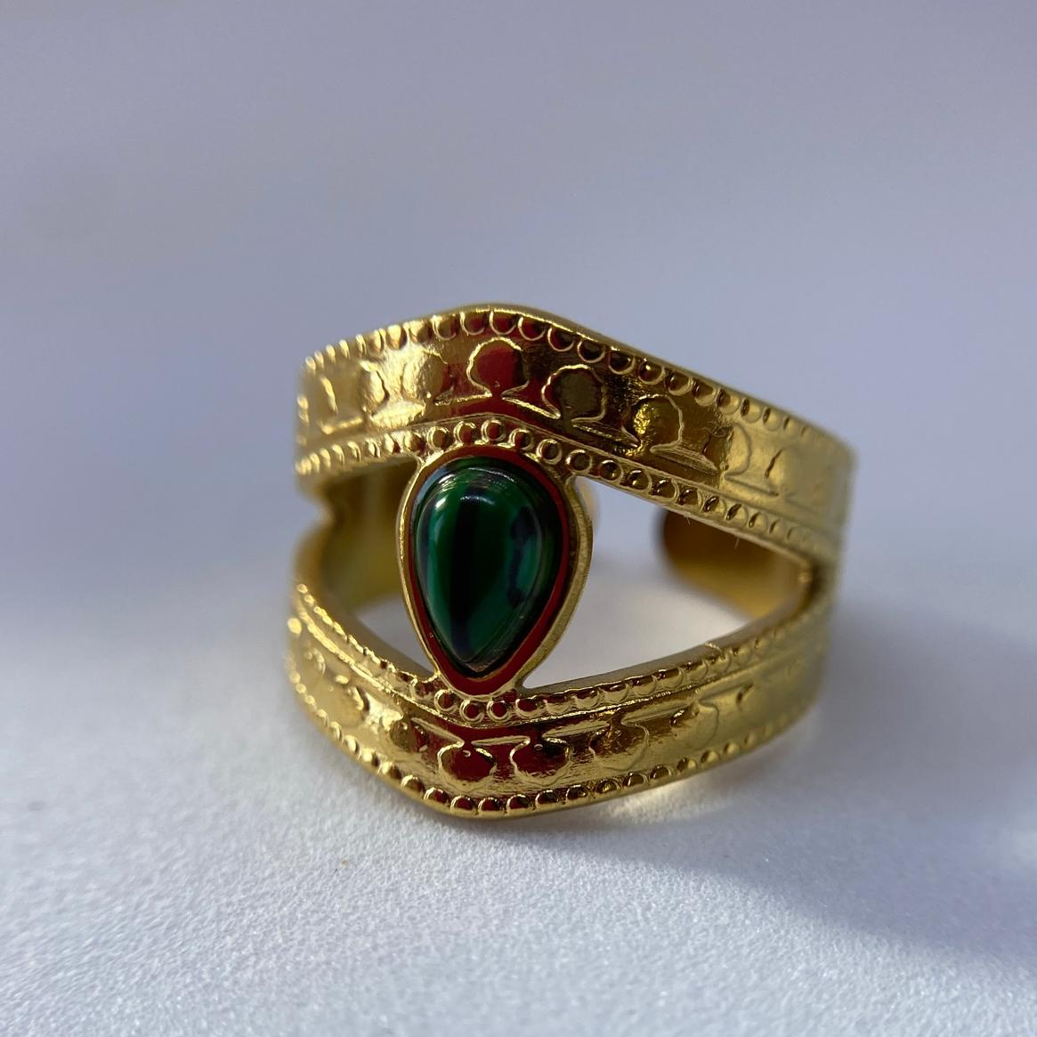 Anillo ojo de tigre